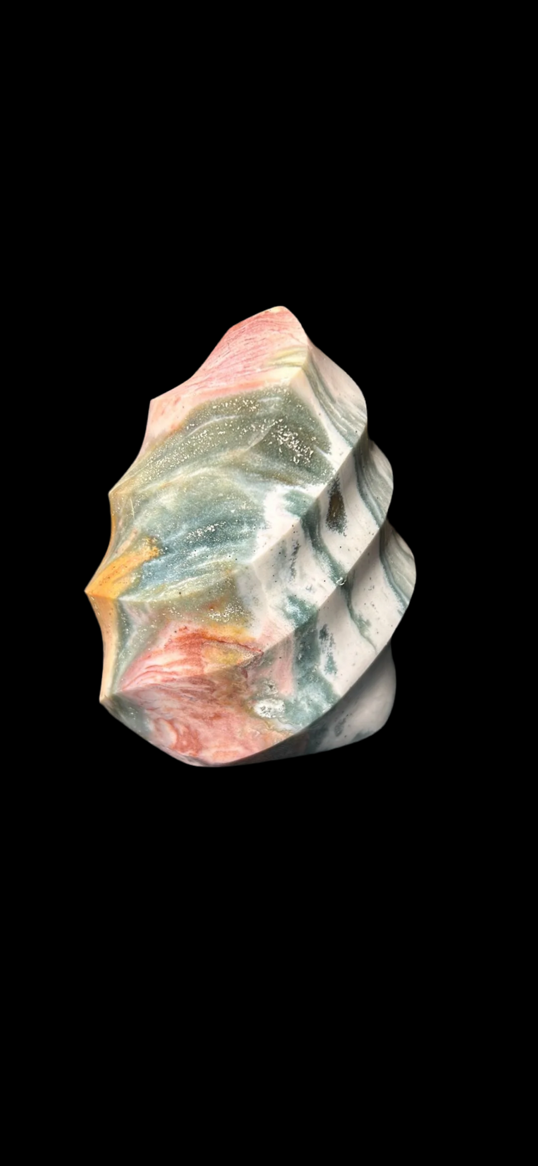 Ocean Jasper Flame - Pink